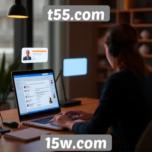 novos recursos de interação no t55.com